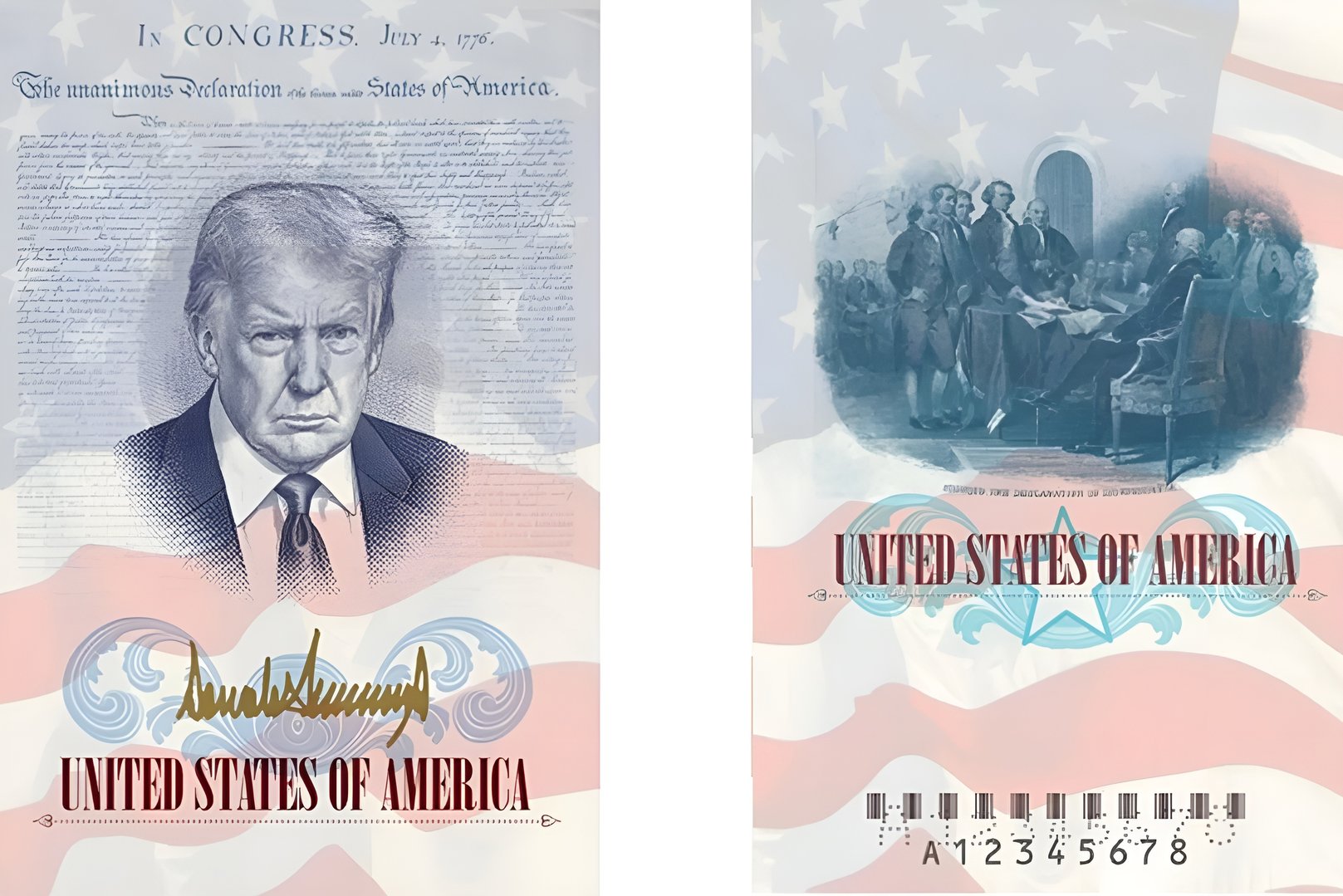 Trump Portrait to Be Added to US Passports in Unprecedented Move